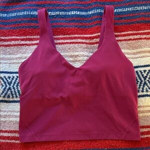 Lululemon Athletica Magenta Tank Top